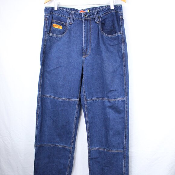 Empyre Jeans Men's Relaxed Blue Utility Denim Streetwear Skate Y2K Vintage Sz 32 - Picture 1 of 8